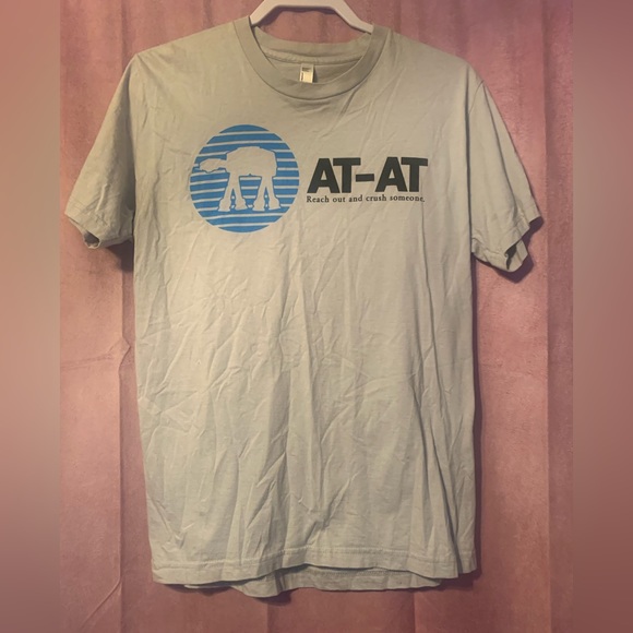 Star Wars AT-AT Crush Someone T Shirt American Apparel size medium - Picture 1 of 5